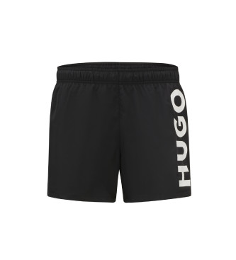 HUGO para hombre. 50513979 Bañador Abas negro (XL), Beachwear, Poliéster Reciclado, Sostenible