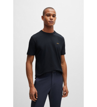 BOSS para hombre. 50506373 Camiseta Elastic marino (XXL), Casual, Algodón, Manga corta