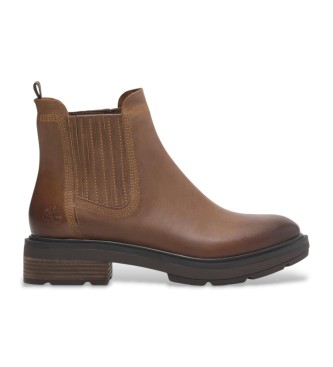 Timberlandvoor vrouwen. TB0A2PBBEM41 Brimfield bruine Chesea leren enkellaarsjes (41 W), Leer, Plat, Geen, Casual, Duurzaam