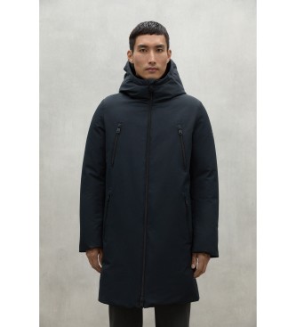 ECOALFvoor mannen. MCMGAJKLIVOR0255W24-319 Livorno jas zwart (L), Casual, Lange mouwen, Gerecycled polyester, Duurzaam