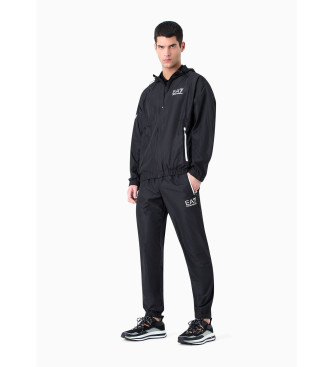EA7voor mannen. 8NPV08_PN4HZ Trainingspak Tennis Pro Ventus7 zwart (M), Casual, Sportief, Meerdere sporten, Polyester, Lange mouwen