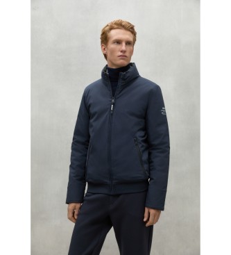 ECOALFvoor mannen. MCMGAJKGRAYS0050W24-161 Jas Grijs marine (XXL), Casual, Lange mouwen, Gerecycled polyester, Duurzaam, Marineblauw