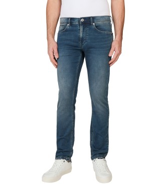 Pepe Jeans para hombre. PM207389UI5 Jeans Slim Gymdigo Track azul (33/34), Casual, Algodón, Denim