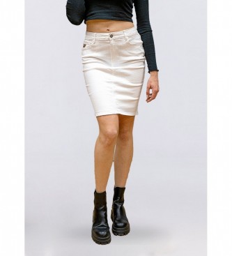 Lois Jeans para mujer. 410242023 Falda White Denim blanco (34), Casual, Algodón