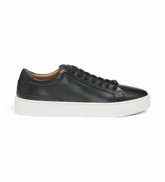 BOSS para hombre. 50536841 Zapatillas de Piel Gary negro (42), Plano, Cordones, Casual