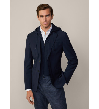 Hackett Londonvoor mannen. HM443416 Amerikaanse tropische mariene hybride (44/32), Casual, Feest, Klassiek, Polyester, Lange mouwen, Marineb