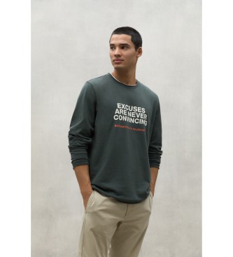ECOALFvoor mannen. MCMGASTLINTO0861S24-114 Sweater Linton groen (XL), Casual, Lange mouwen, Biologisch katoen, Duurzaam, Gerecycled Katoen