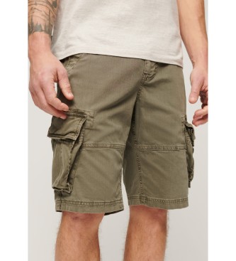 Pantalón corto tipo cargo Core verde claro (28), Casual, Algodón