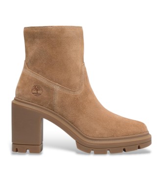 Timberland para mujer. TB0A26WAEIZ1 Botines de piel Allington marrón (37 W), 8 a 10cm, Cremallera, Casual, Sostenible