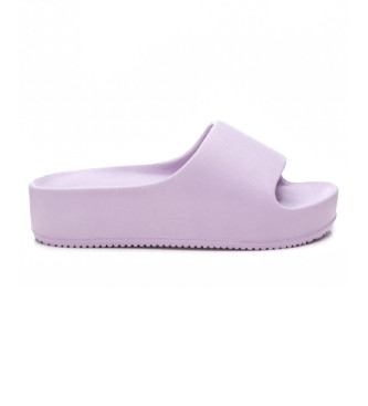 Xtivoor vrouwen. 143900 Teenslippers 143900 lila (41), Plat, 1 tot 3 cm, Geen, Strandkleding