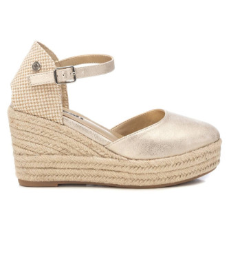 Refreshvoor vrouwen. 172782 Gouden Valenciaanse espadrille (41), 5 tot 8 cm, Gesp, Casual