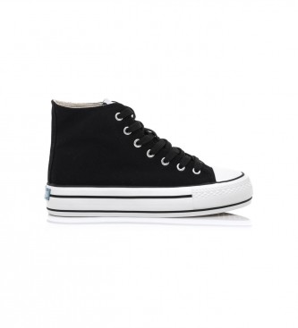 Mustangvoor vrouwen. 60172 Bigger-X Schoenen Zwart (39), Stof, Plat, Veters, Casual
