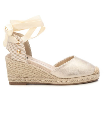 Xtivoor vrouwen. 143841 Gouden Valenciaanse schoenen (40), 5 tot 8 cm, Veters, Casual