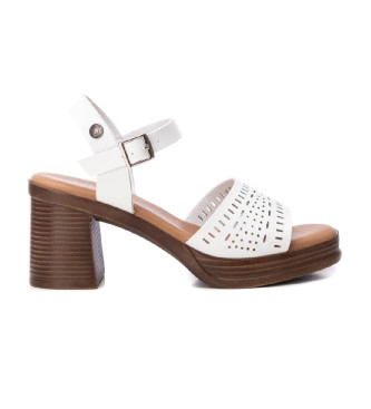 Refresh para mujer. 172523 Sandalias 172523 blanco (38), 5 a 8cm, Hebilla, Casual