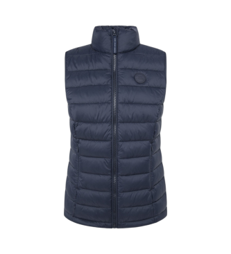 Pepe Jeans para mujer. PL402443 Chaleco Ammy marino (M), Casual, Poliamida