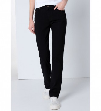 Lois Jeansvoor vrouwen. 201042342 Broek 136009 zwart (29), Casual, Katoen