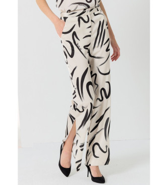Victorio & Lucchino, V&Lvoor vrouwen. 300078044 Broek 138673 wit (33), Casual, Polyester