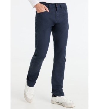 Lois Jeansvoor mannen. 101903985 Broek 139553 marine (30), Casual, Katoen, Marineblauw