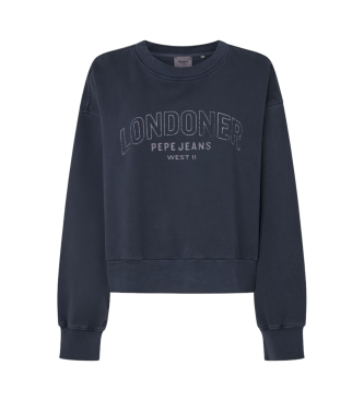 Pepe Jeans para mujer. PL581464 Sudadera Fiorelina marino (M), Casual, Algodón