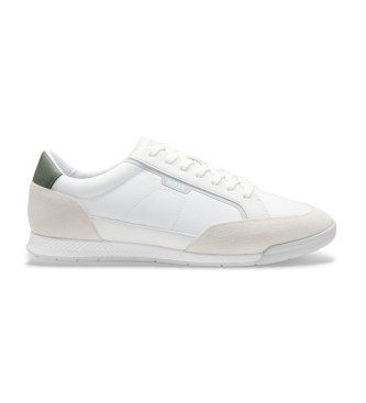 BOSSvoor mannen. 50548864 Trainers Nitan wit (40), Plat, Veters, Casual
