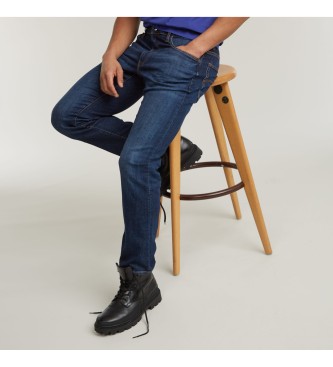 G-Starvoor mannen. D25521-D829-89 Jeans 3301 Recht Blauw (33/34), Casual, Katoen, Denim