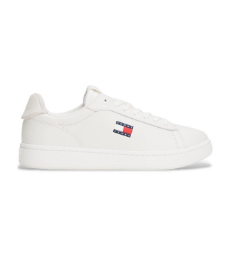 Tommy Jeans para mujer. EN0EN02815 Zapatillas de Piel Archive 98 blanco (36), Plano, Cordones, Casual