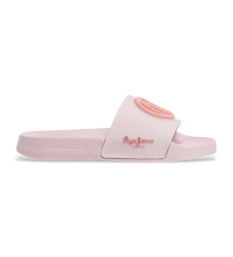 Pepe Jeansvoor vrouwen. PLS70159 Sliders Slider Merk lila (39), Plat, Geen, Strandkleding