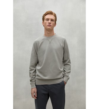 ECOALFvoor mannen. MCMGASTBERJA0863W24-054 Berja taupe sweatshirt (L), Casual, Biologisch katoen, Duurzaam