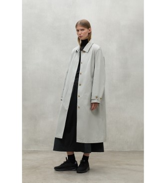 ECOALF para mujer. MCWGAJKTAGA00042W24-021 Chaqueta Taga gris (L), Casual, Algodón Orgánico, Sostenible