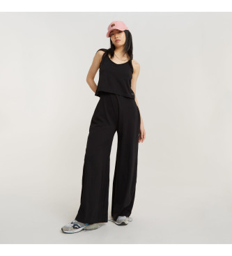 G-Star para mujer. D24576-C532-6484 Mono Suelto negro (S), Casual, Sin mangas / Tirantes, Algodón Orgánico, Sostenible