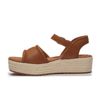Timberland para mujer. TB0A4168EM61 Sandalias Santorini Sun marrón (37 W), 3 a 5cm, Hebilla, Casual