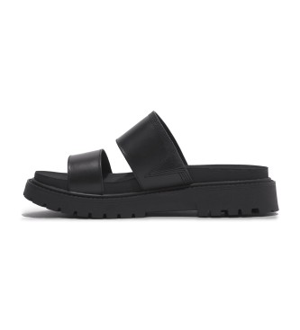 Timberlandvoor vrouwen. TB0A63NGW021 Clairemont Way leren sandalen zwart (40 W), Leer, Plat, Geen, Casual