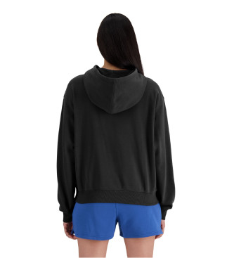 New Balance Para Mujer. WT41507 Sudadera Sport Essentials De Rizo FrancéS Negro (L), Casual, Deportivo, AlgodóN, Multideporte-image