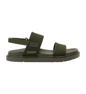 ECOALF para mujer. MCWSHSATHAISYR29S24-102 Sandalias Thais verde (38), Plano, Velcro, Casual, Sostenible, Poliéster reciclado