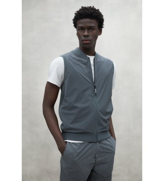 ECOALF para hombre. MCMGAKNKOBUV0568S25-317 Chaleco Kobus gris (L), Casual, Poliéster Reciclado, Sostenible