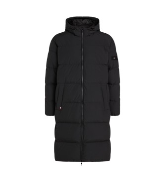 Tommy Hilfiger para hombre. MW0MW40628 Parka Down negro (M), Casual, Poliéster Reciclado, Sostenible
