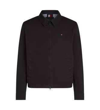 Tommy Hilfiger para hombre. MW0MW40602 Chaqueta Hiedra negro (S), Casual, Algodón Orgánico, Sostenible