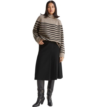 Tommy Hilfiger para mujer. WW0WW46413 Jersey Chunky taupe (XS), Casual, Lana