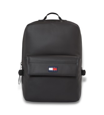 Tommy Jeans para hombre. AM0AM13734 Mochila Elevate negro (OSFA), Casual, Poliéster Reciclado, Sostenible