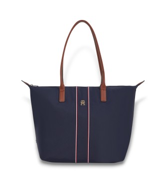 Tommy Hilfiger para mujer. AW0AW17706 Bolso Corp marino (OSFA), Casual, Poliuretano