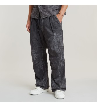 Pantalón Pleated gris (36/34), Casual, Algodón
