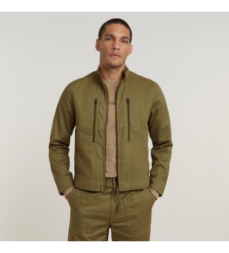 G-Star para hombre. D24288-C962-B212 Chaqueta Lightweight Deck verde (L), Casual, Algodón