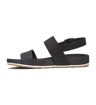 Timberland para mujer. TB0A2AT90011 Sandalias de piel Malibu Waves negro (40 W), 1 a 3cm, Hebilla, Casual