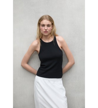 ECOALF para mujer. MCWGATSARLES0560S25-319 Camsieta Arles negro (M), Casual, Sin mangas / Tirantes, Lyocell, Sostenible