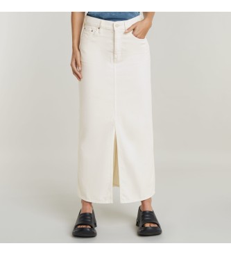 G-Star para mujer. D24385-D551-G377 Falda Viktoria blanco roto (24), Casual, Algodón