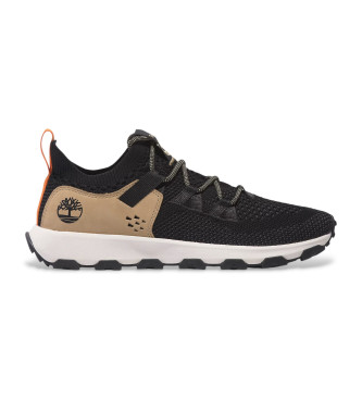 Timberlandvoor mannen. TB0A6ATSEK81 Winsor Trail veterschoenen lage top trainers zwart (45), Plat, Casual, Sportief, Buiten