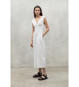 ECOALF para mujer. MCWGADRBORNI0349S24-000 Vestido Bornite blanco (S), Casual, Sin mangas / Tirantes, Lyocell, Algodón Orgánico, Sostenible