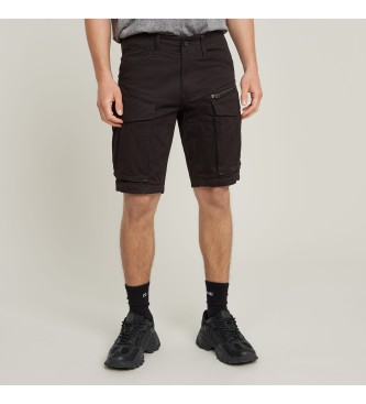 G-Star para hombre. D26214-5126-6484 Short Rovic Zip negro (40), Casual, Algodón Orgánico, Sostenible