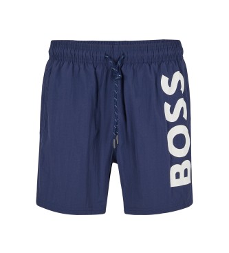 BOSS para hombre. 50469602 Bañador Pulpo 10197683 marino (XL), Negro, Casual, Beachwear, Poliamida