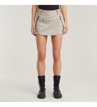 G-Star para mujer. D26170-D715-1214 Skorts Corte regular beige (31), Casual, Algodón